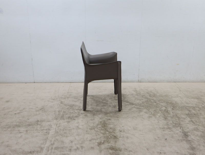 【1脚③ 正規品】カッシーナ 413 CAB アームチェア マリオベリーニ Cassina（カッシーナ）413 CAB 【受注輸入色／シェイデッドマロン