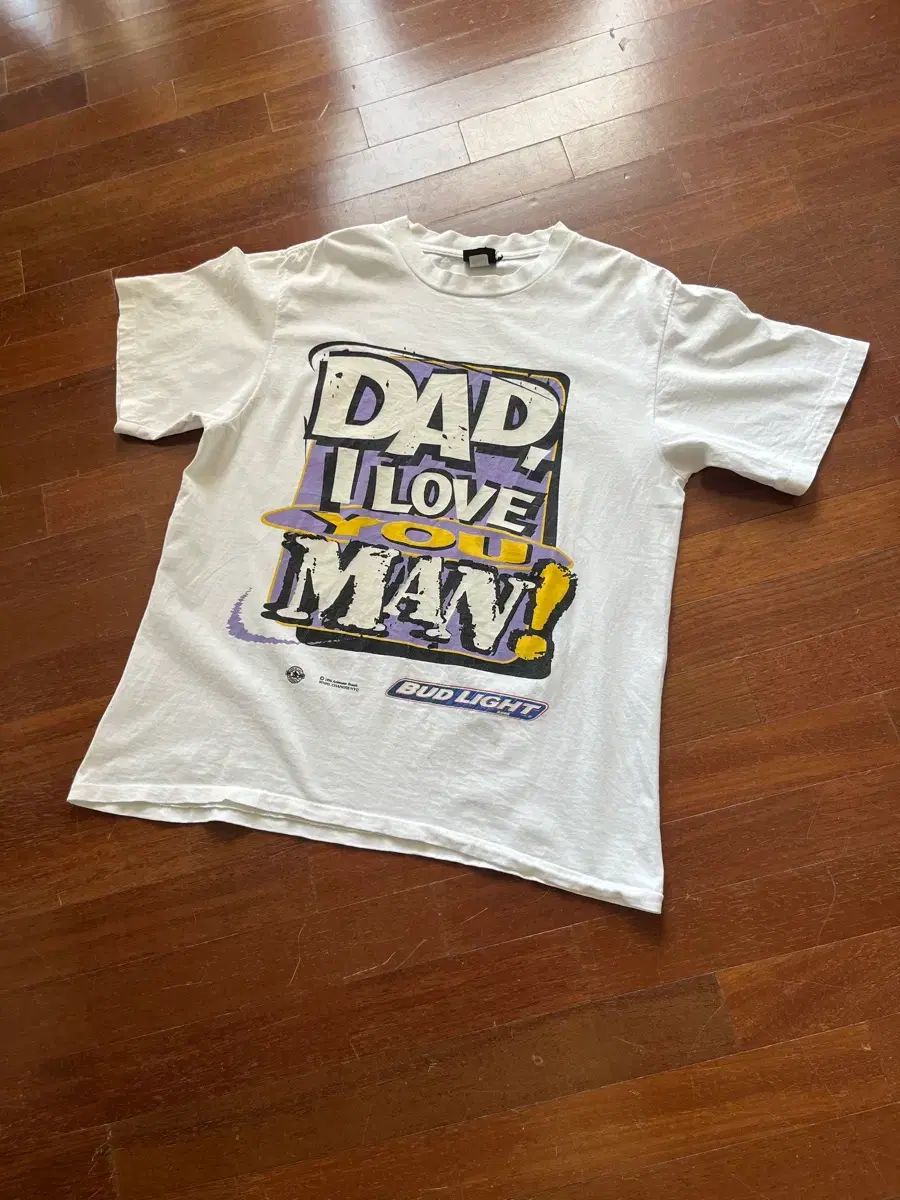 Made in usa バードライ DAD 半袖 Tシャツ 白