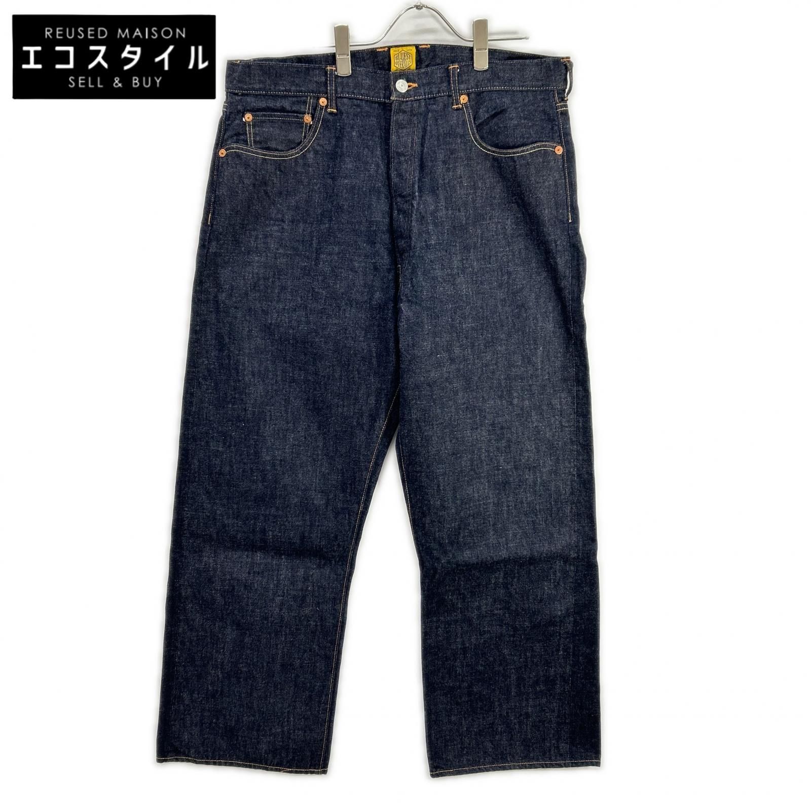 THE BLUEST OVERALLS　ザブルーエストオーバーオールズ　【THE BLUEST OVERALLS】 TBO-0008 インディゴ TT DENIM PANTS　38