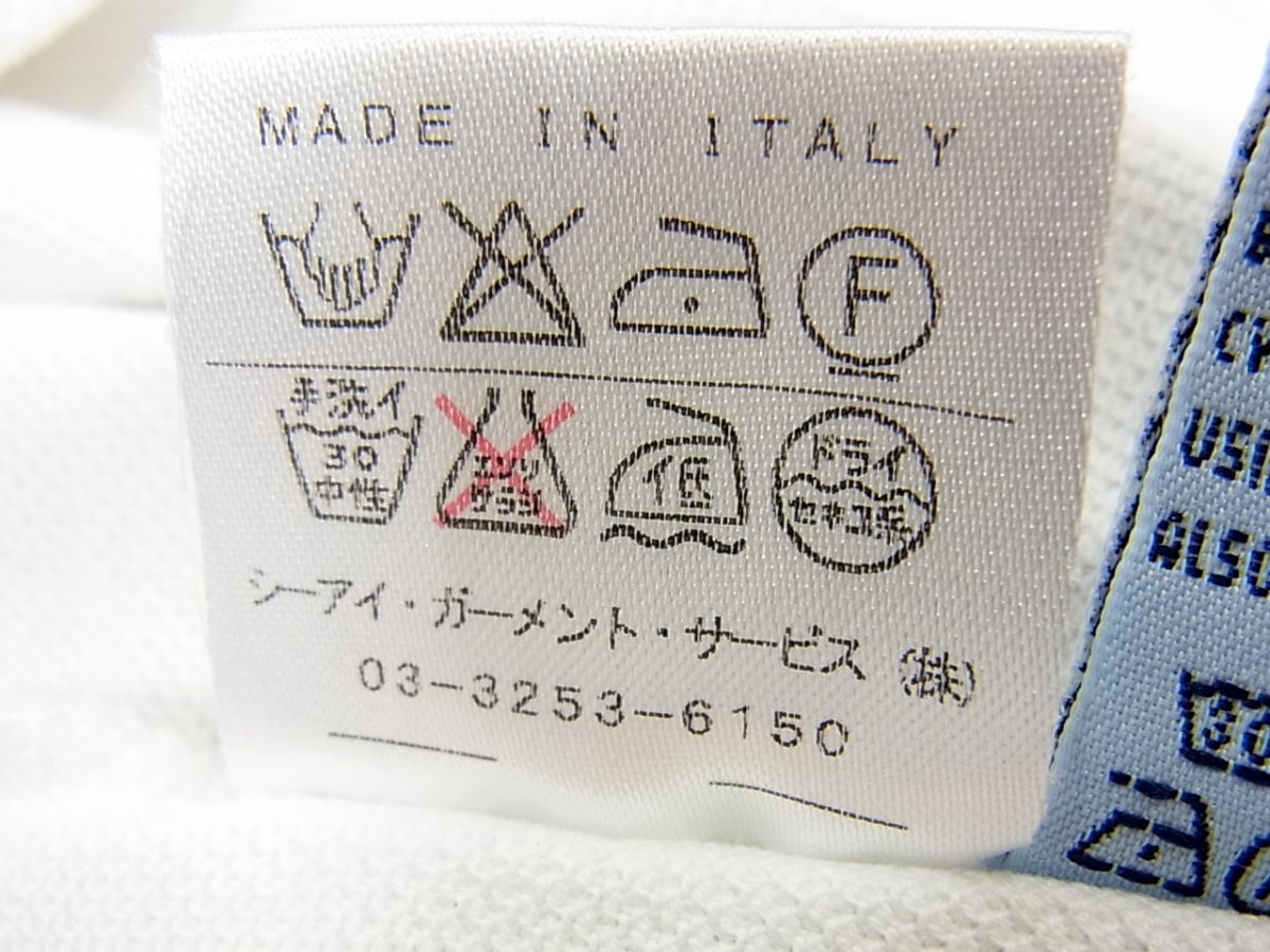参考定価4万◇malo マーロ 半袖 スキッパー ポロシャツ 夏物 鹿の子 袖 