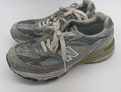 ◇ New balance ニューバランス 993 ピッグスキン USA製 ストリート ローカットスニーカー サイズ23.0 グレー E 1301230022459 レディース 【1301230022459】 15,246円