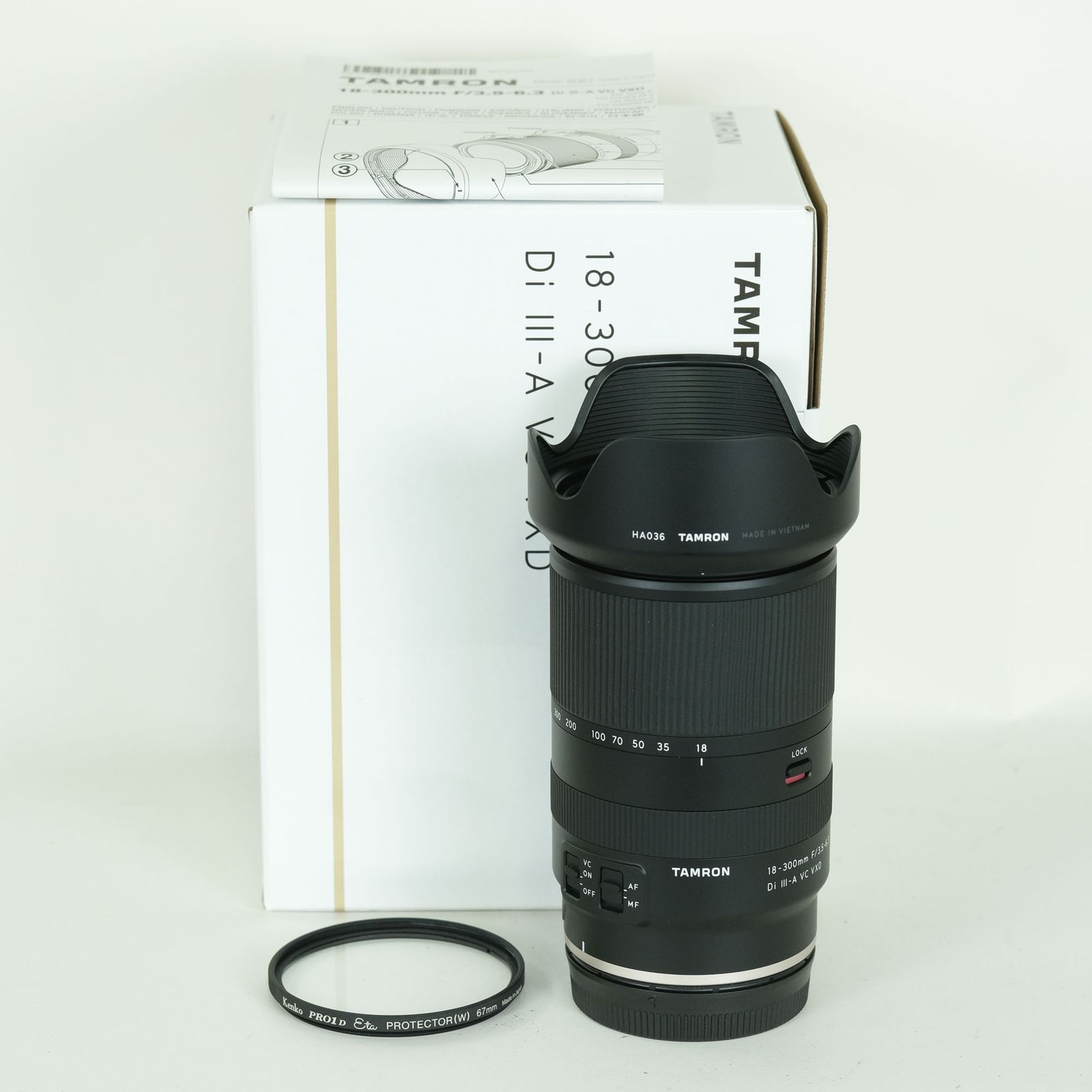 [美品 | フィルター付] TAMRON 18-300mm F/3.5-6.3 Di III-A VC VXD (Model B061) [キヤノンRF用] | Canon RFマウント 42,300円