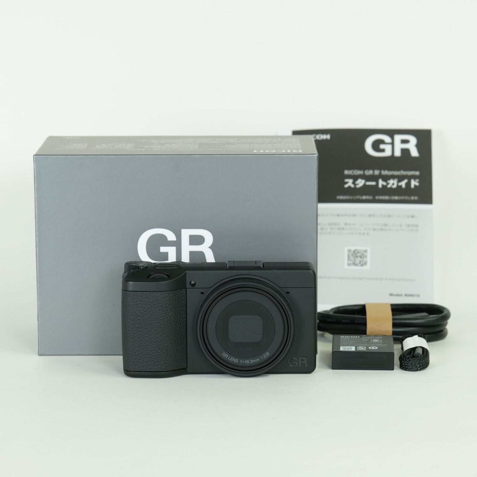 新品同様 | シャッター数113回] RICOH GR IV Monochrome | コンパクト