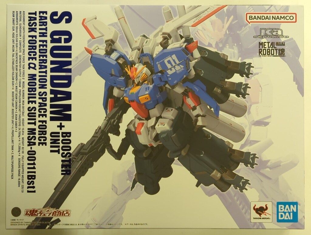 BANDAI SPIRITS METAL ROBOT魂 (Ka signature) <SIDE MS> ガンダム・センチネル Sガンダム ブースター・ユニット装着型