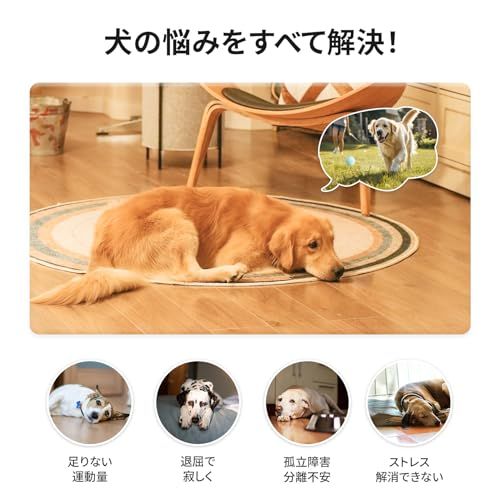 × Cheerble 犬用自動ボール【2025新登場】3モード切替 充電式 130gの超軽量 犬に優しいE-TPU素材採用 交換可能なカバー 回転・跳ねるペットおもちゃ ストレス・運動不足解消 屋内外OK（Wicked Ball Air グリ ca1efc6d