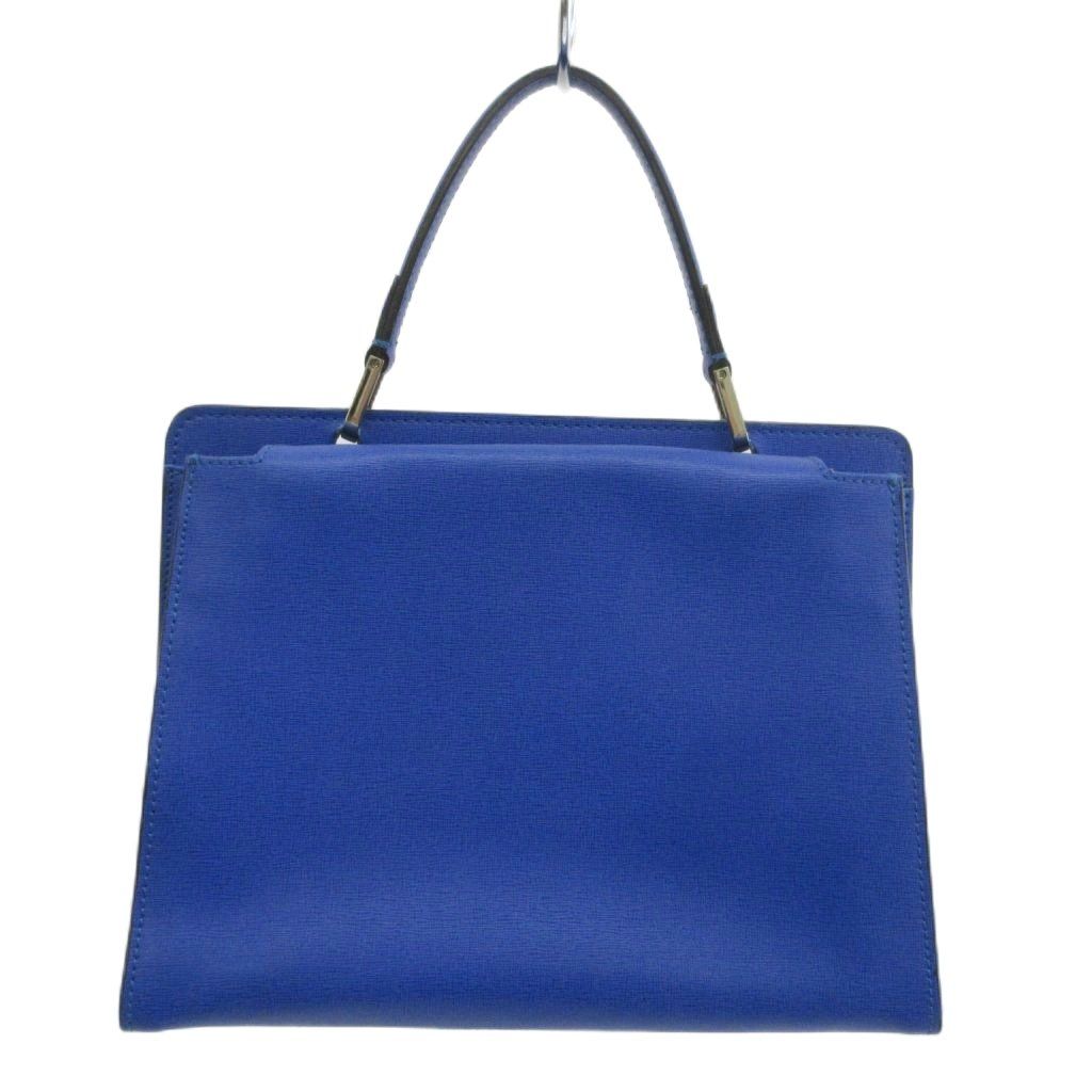 ジャンニキャリーニ GIANNI CHIARINI トートバッグ ワンショルダー 2WAY レザー ワンハンドル 青 ブルー /XZ ■GY19