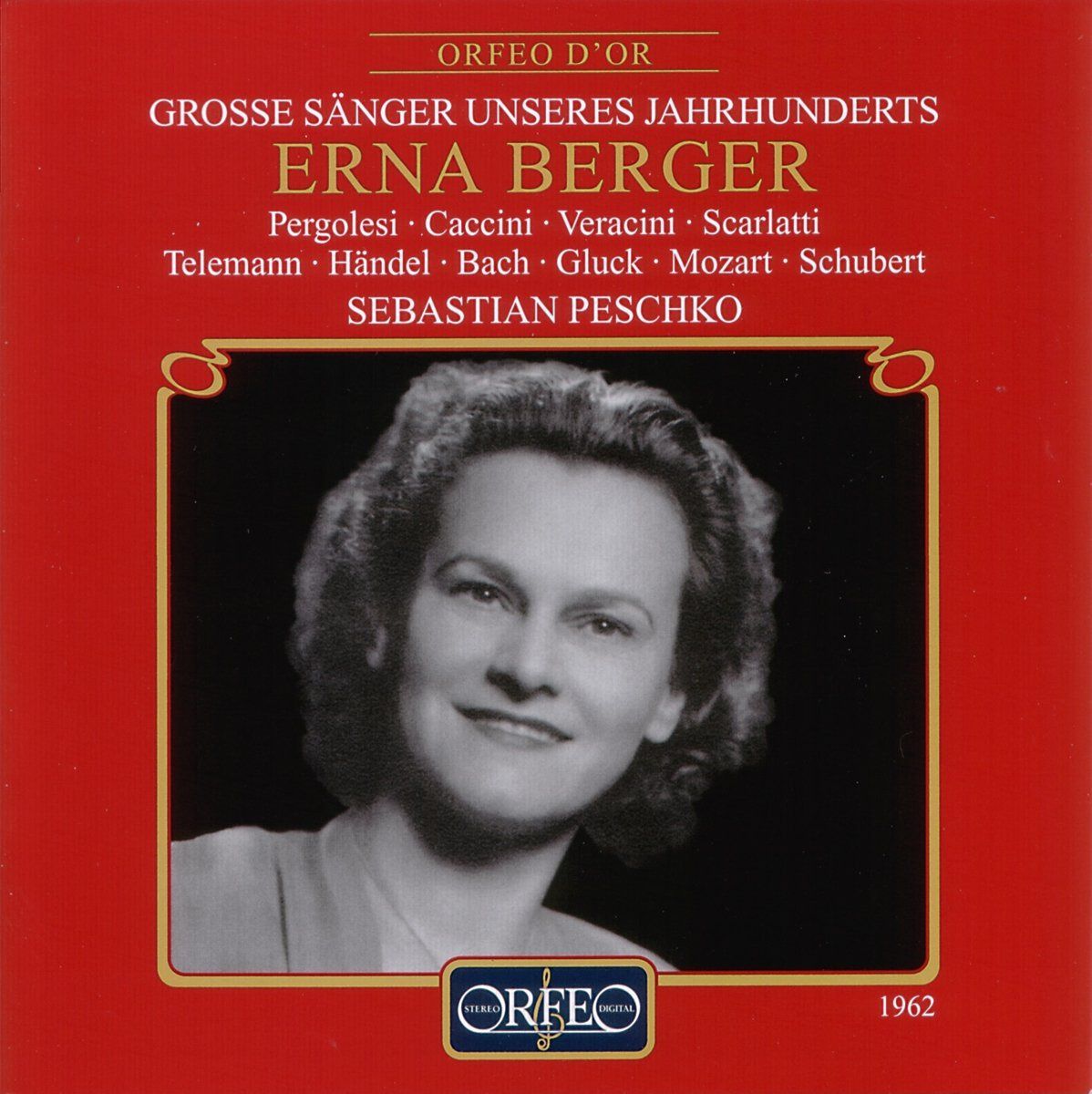 【CD】Erna Berger/Song Recital - エルナ・ベルガー:歌曲を歌う [Import]