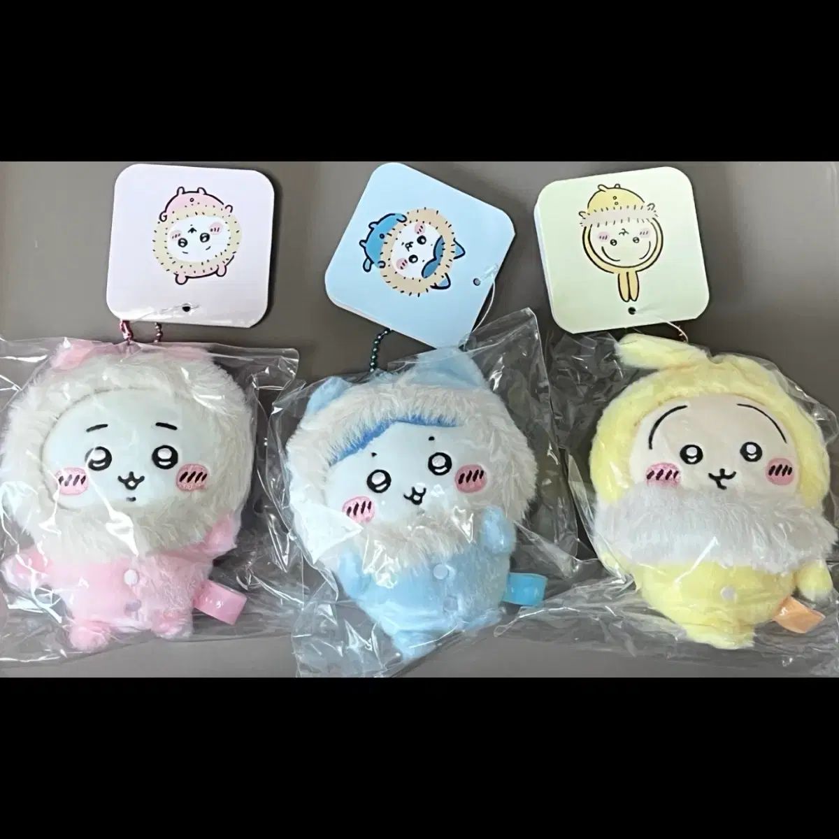 まとめ売り)ちいかわ ハチワレ うさぎ ふさふさ ファーダウン ファー 