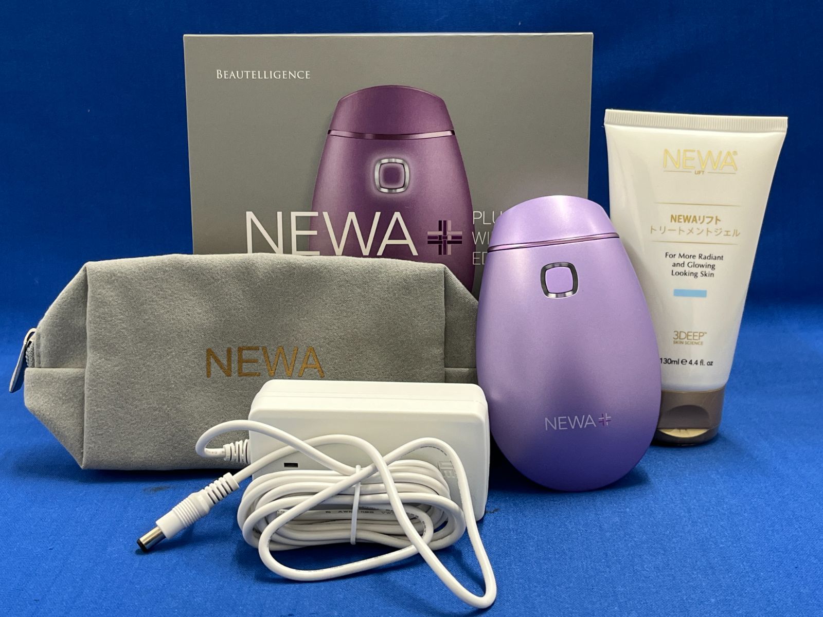・美品 NEWA+ Lift Plus Wireless Edition 美顔器 ニューアリフトプラス 充電式家庭用サブマイクロ波RF美顔器 【A1/E191】