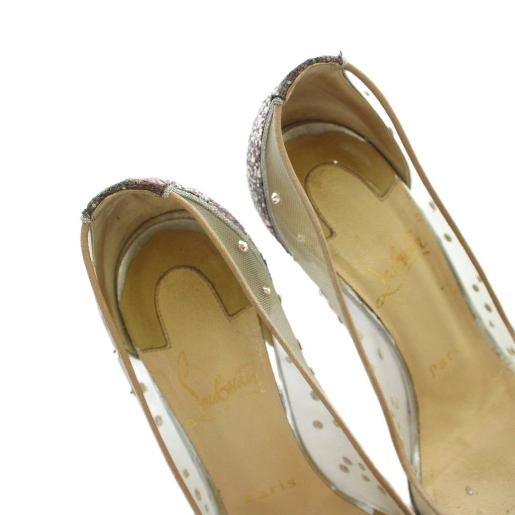 クリスチャンルブタン Christian louboutin パンプス メッシュ
