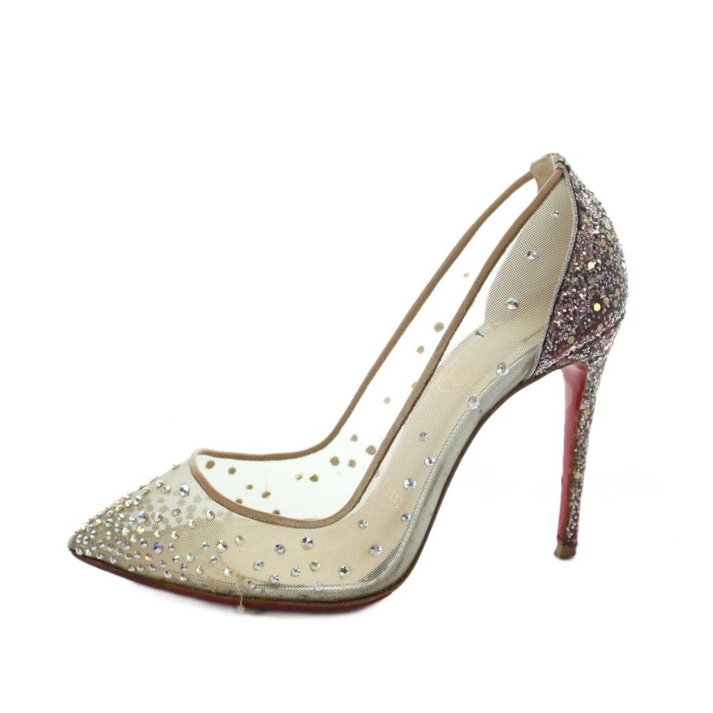 クリスチャンルブタン Christian louboutin パンプス メッシュ