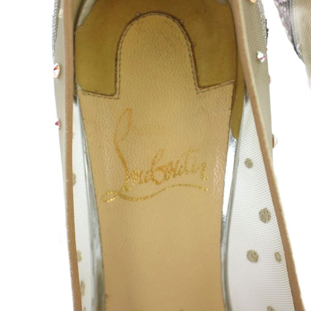 クリスチャンルブタン Christian louboutin パンプス メッシュ