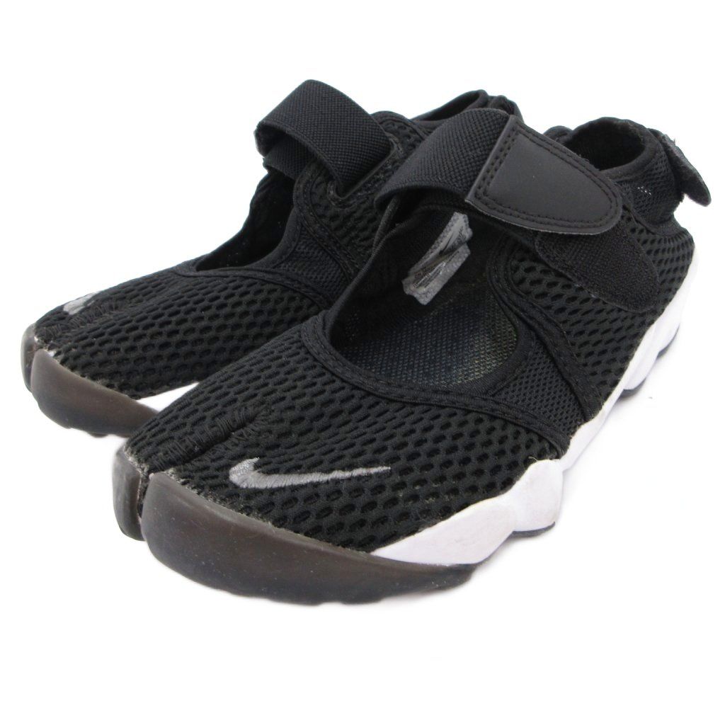 ナイキ NIKE WMS AIR RIFT BREATHE エアリフトブリーズ サンダル スニーカー シューズ メッシュ 24cm 黒 ブラック /JS ■GY99