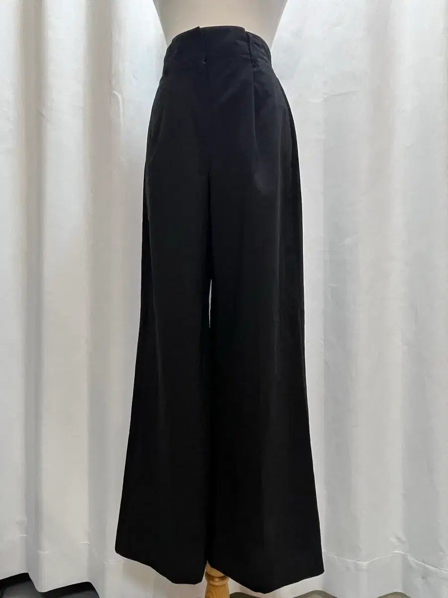 22年 TIME タイム ワイド スラックス パンツ ブラック 64-94 新品級