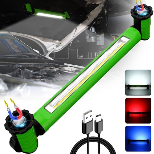 MEIKEE作業灯 LED作業灯 USB充電式 ワークライト ledライト ハンディ 3000ルーメン フリッカーフリー 強力マグネット 360°角度調整可能 自動車整備 夜間作業 撮影補助 夜釣り アウトドア キャンプ用 防災グッズ 応急照 3ae7a53b