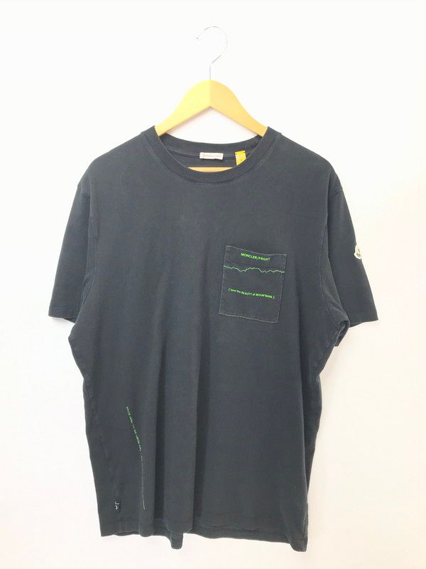 【中古品】 MONCLER GENIUS モンクレール ジーニアス ×FRAGMENT フラグメント 22SS S/S T-SHIRT I209U8C00005 Tシャツ 半袖Tシャツ 【141-260520-na-12-tagh】