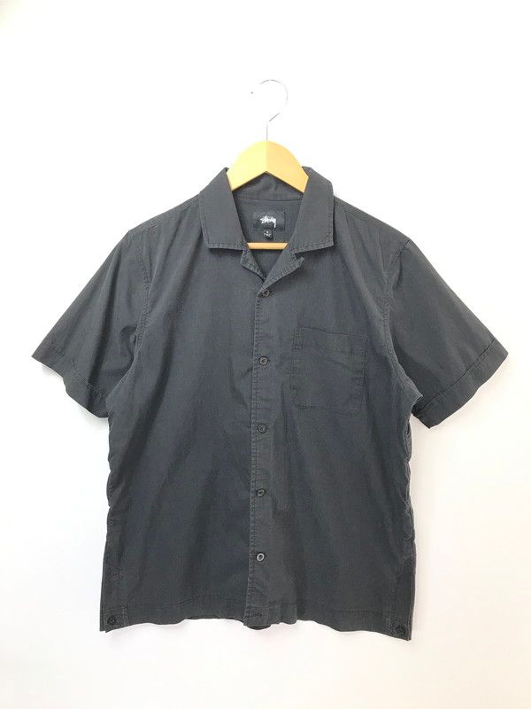 【中古品】 STUSSY ステューシー HELLSHIRE BOWLING SHIRT ヘルシャー ボーリングシャツ 半袖シャツ 【142-260520-na-24-tagh】