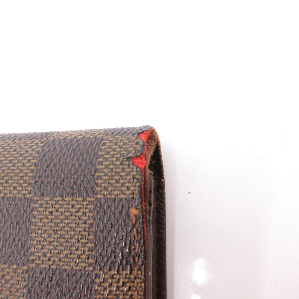 ルイヴィトン LOUIS VUITTON N60017 ダミエ ポルトフォイユ ブラザ 二