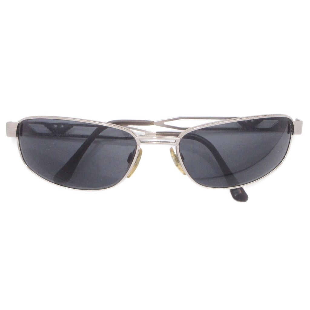 エンポリオアルマーニ EMPORIO ARMANI 060-S 707 オーバル サングラス メタルフレーム ロゴ 125 シルバーカラー /JS ■GY18