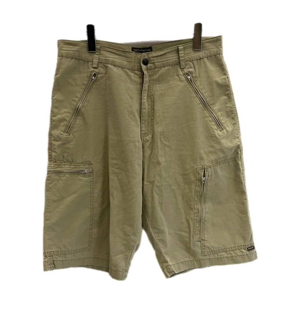 ステューシー STUSSY 00s 00's OLS STUSSY ミリタリーパンツ ハーフパンツ カーキ ギミック ハーフパンツ カーキ 32 101MB-998