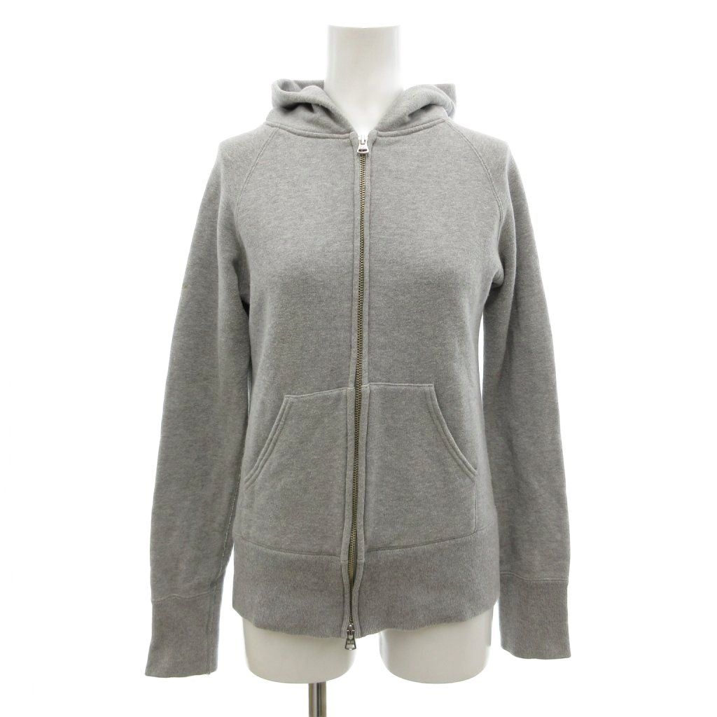 トラディショナルウェザーウェア Traditional Weatherwear パーカー 長袖 ジップアップ ダブルジップ S グレー /IB ■GY99