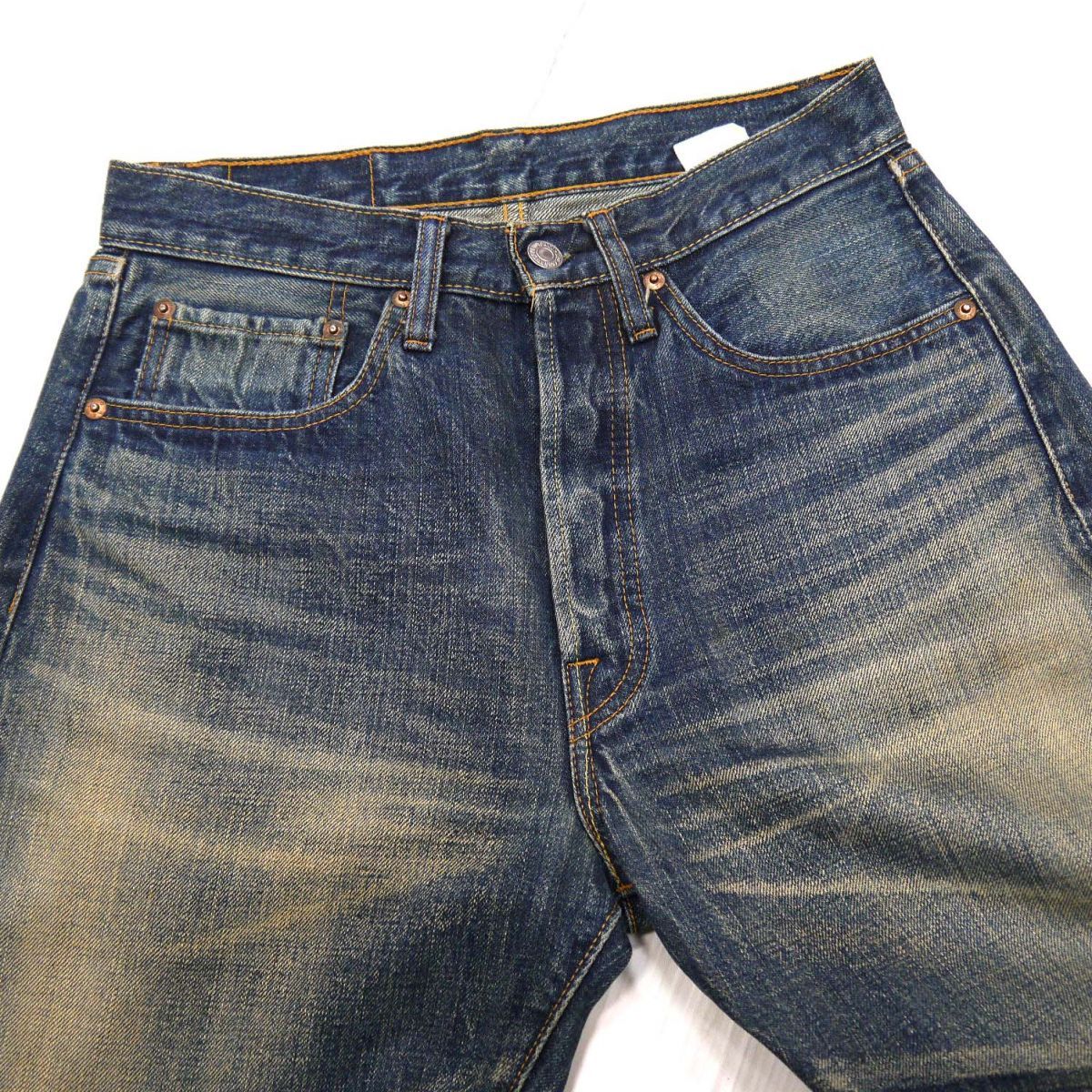 ◆SUGAR CANE 1966 ジーンズ デニムパンツ セルビッジ ピンク耳 米国製 USA製 東洋エンタープライズ USED加工 シュガーケーン メンズ ◇SUGAR CANE 1966 ジーンズ デニムパンツ セルビッジ ピンク耳 米国製