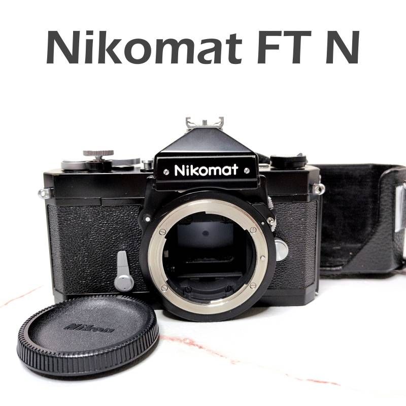 Nikon Nikomat FTN ブラック ボディ フィルム一眼レフカメラ ニコン Fマウント 露出計不動 動作品 ハーフケース付