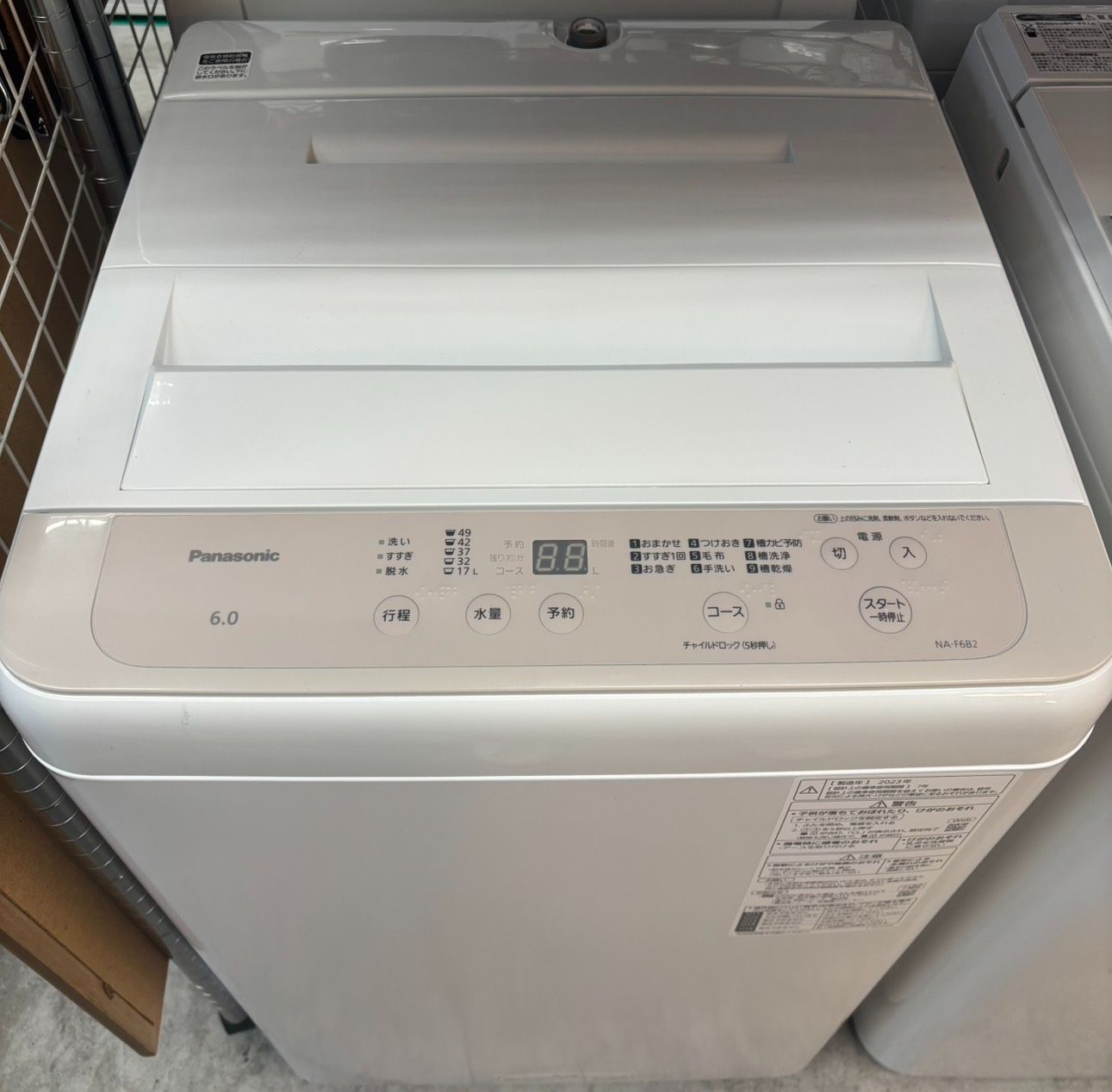 ☆Panasonic パナソニック 洗濯機 6kg 2023年製 NA-F6B2 - メルカリ