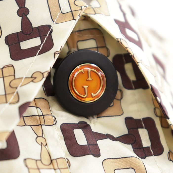 未使用】GUCCI グッチ ナイロンコート サイズ 38 レディース ホース