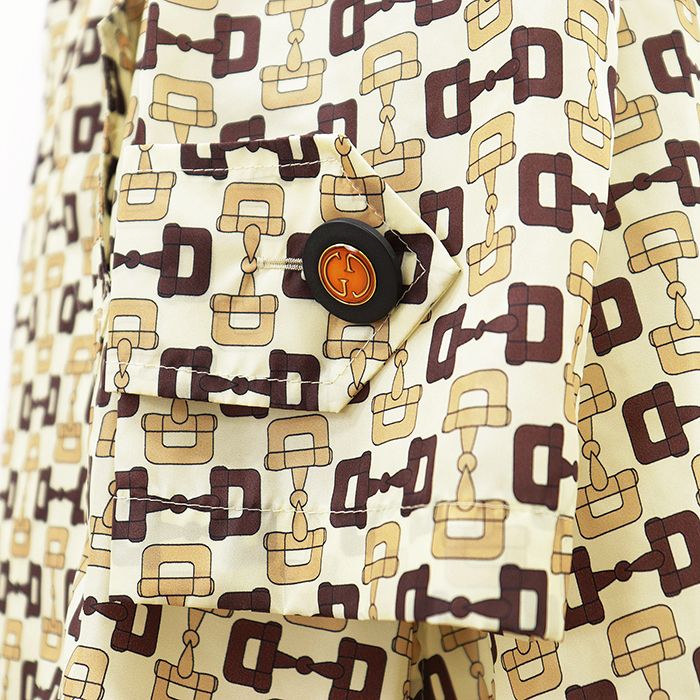 未使用】GUCCI グッチ ナイロンコート サイズ 38 レディース ホース