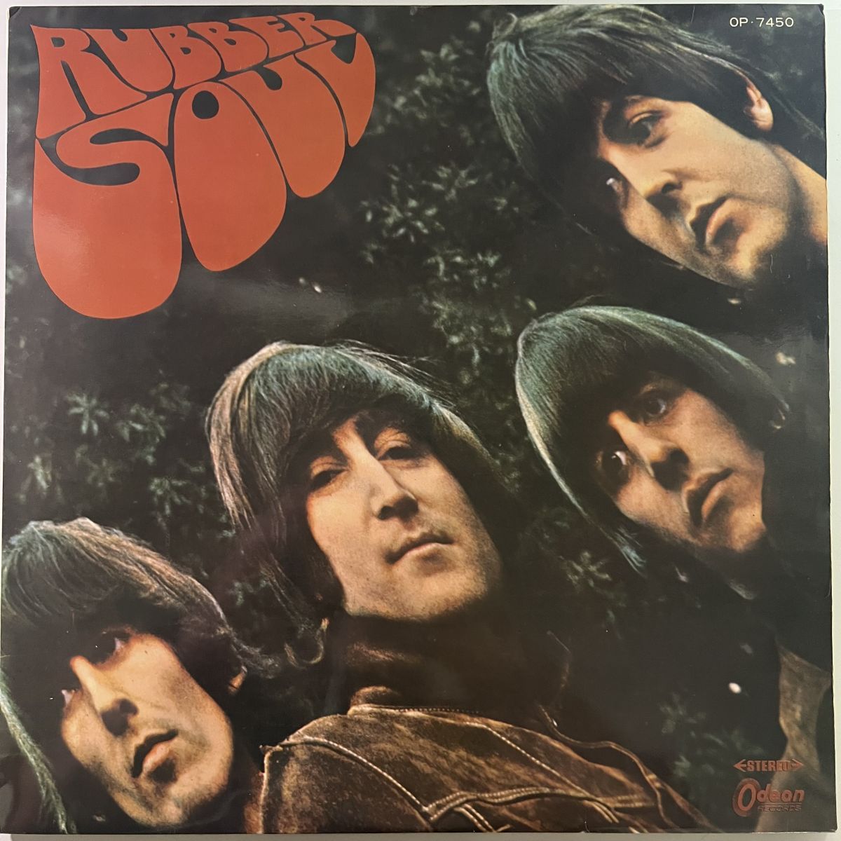 LP赤盤 ラバー ソウル/RUBBER SOUL OP-7450/レコード/record/LP