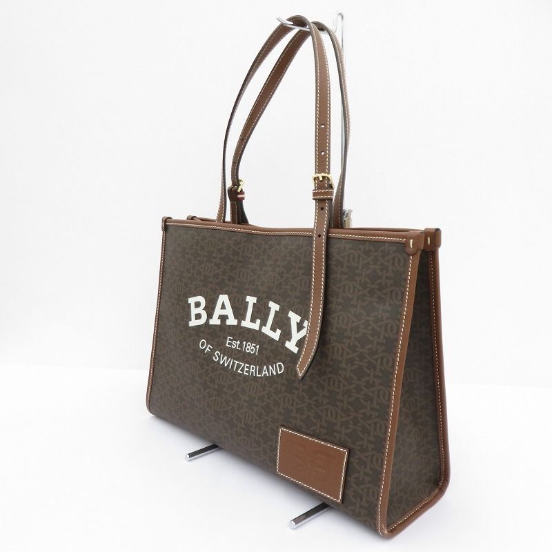 【瀬戸大橋店】 中古 BALLY | バリー トートバッグ CALIE.TML ブラウン 【122】