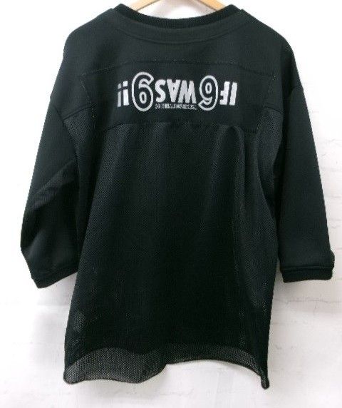 価格は安く【中古】TENDERLOIN ﾃﾝﾀﾞｰﾛｲﾝ ﾒｯｼｭ ﾌｯﾄﾎﾞｰﾙｼｬﾂ ﾌﾞﾗｯｸ Medium