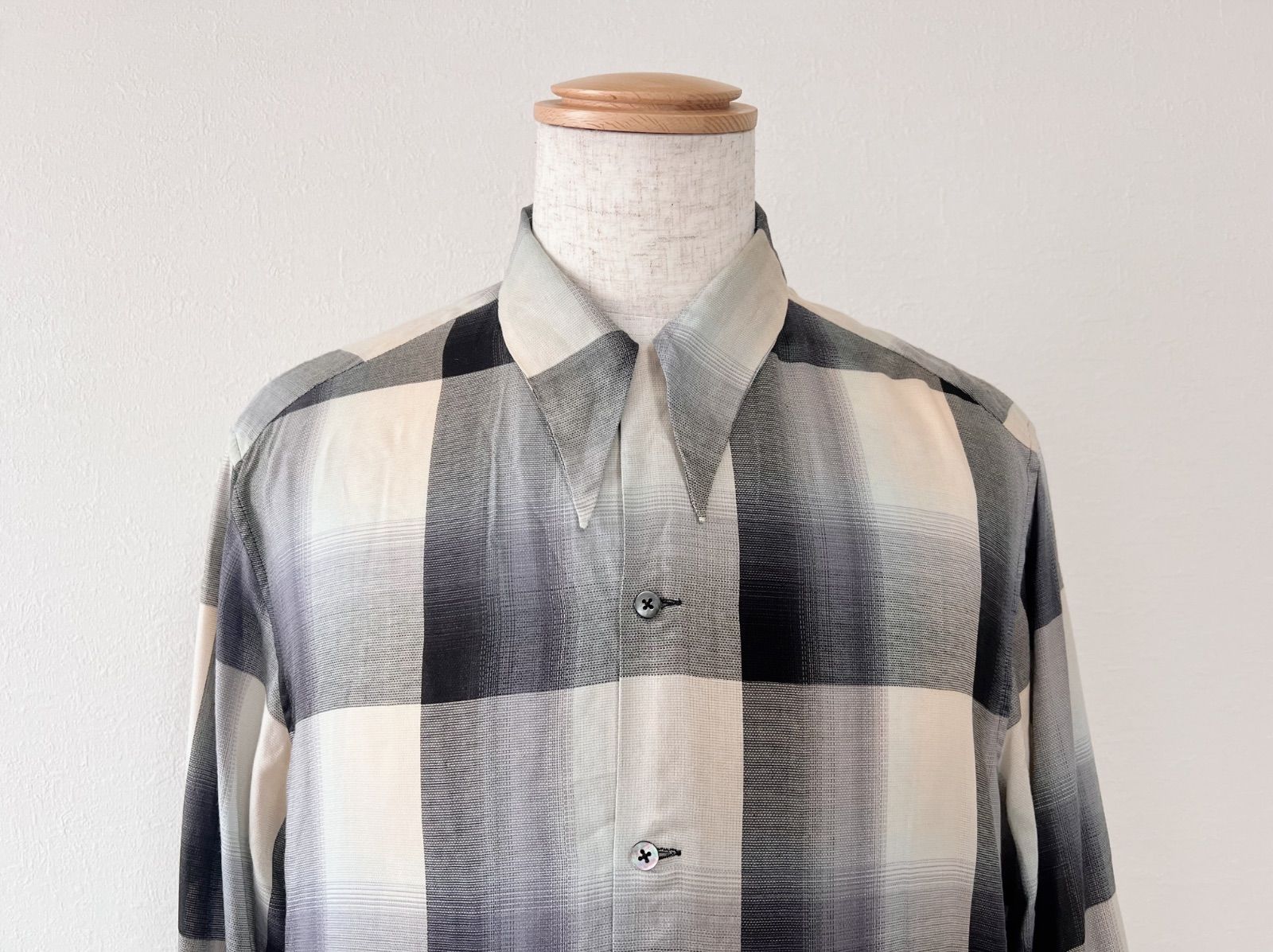 SUGARHILL シュガーヒル ネルシャツ 2 OMBRE OPEN-COLLER SHIRT - メルカリ