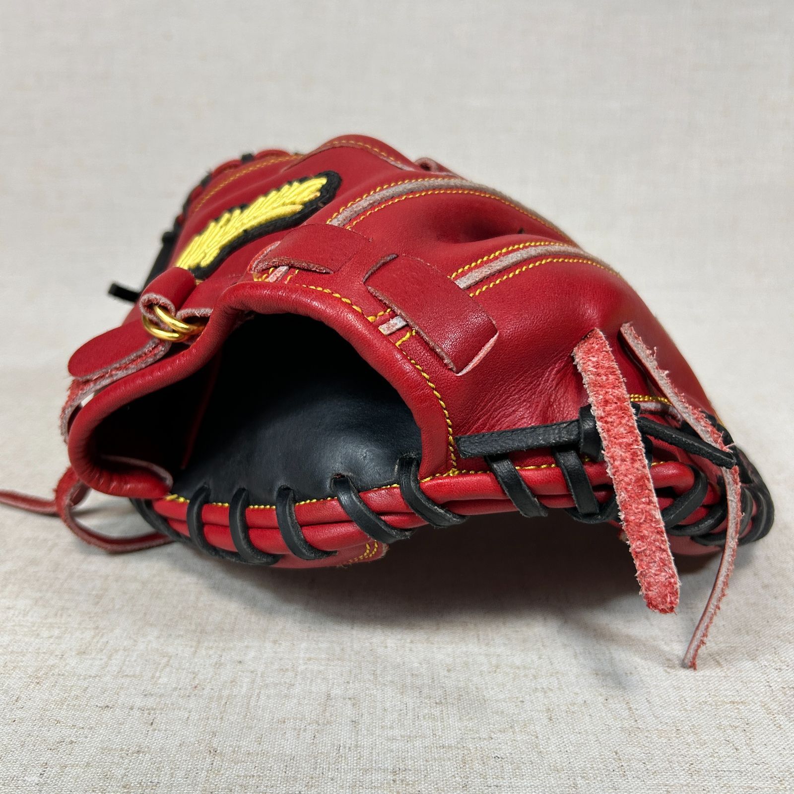 左投げ用】ミヤマ miyama23 一般硬式用 キャッチャーミット 硬軟兼用