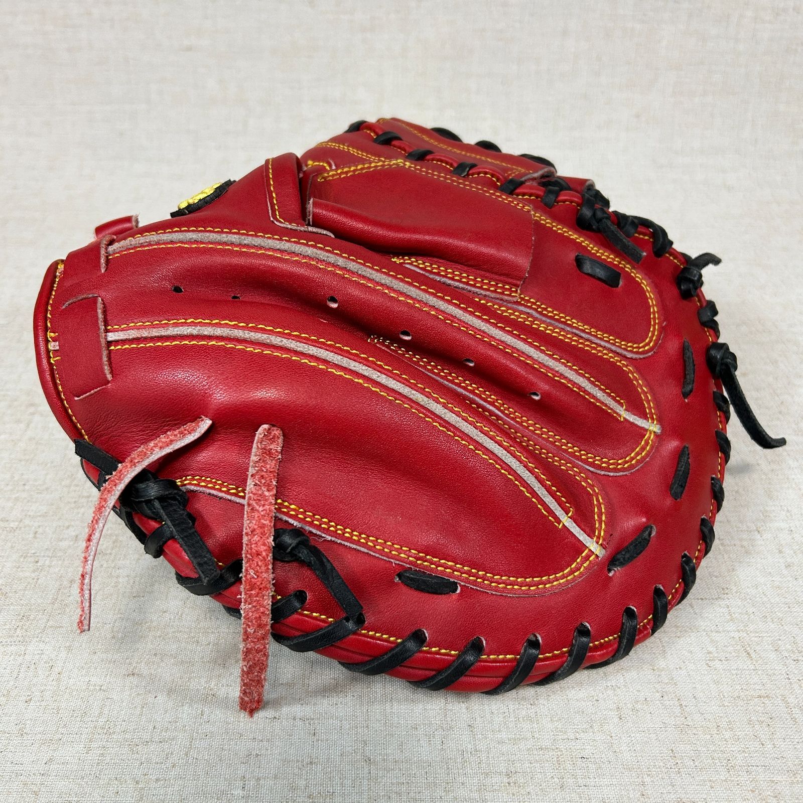 左投げ用】ミヤマ miyama23 一般硬式用 キャッチャーミット 硬軟兼用