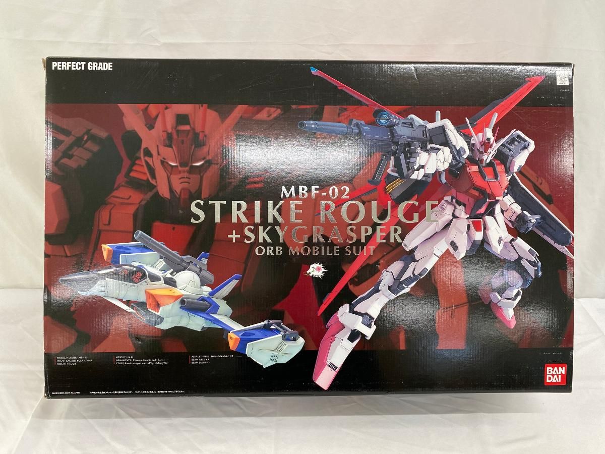 ♪PG 1/60 MBF-02 ストライクルージュ + スカイグラスパー (機動戦士
