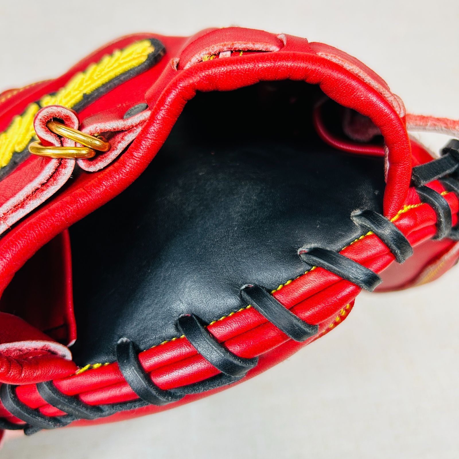 左投げ用】ミヤマ miyama23 一般硬式用 キャッチャーミット 硬軟兼用