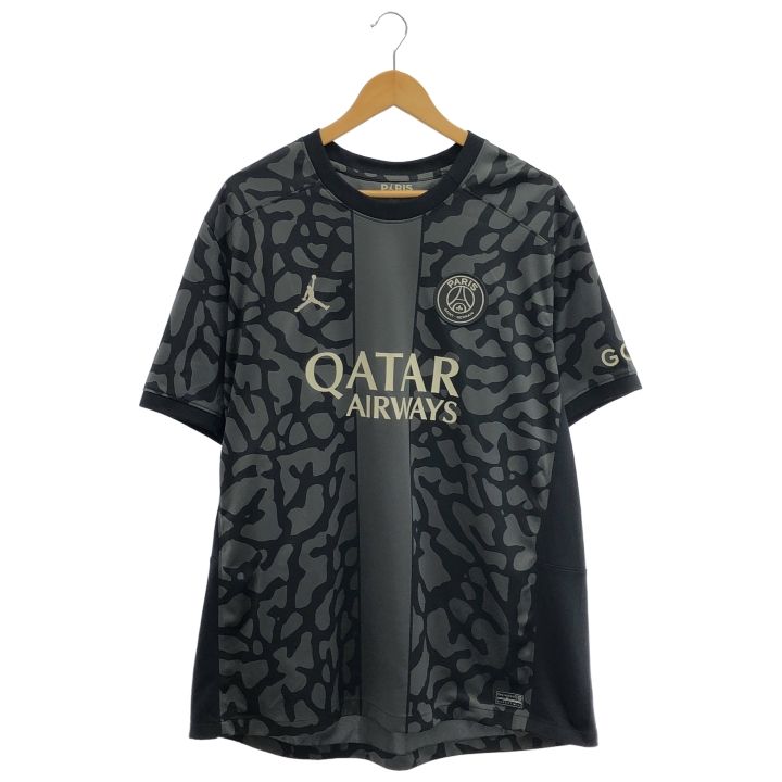 PSG×JORDAN BRAND (パリサンジェルマン×ジョーダンブランド) PSG 23-24 3rd レプリカユニフォーム DX9823-069 ブラック XXL