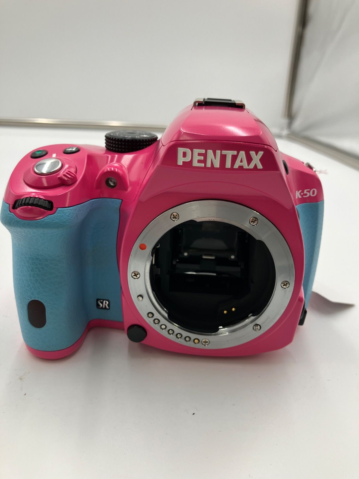 ジャンク品】PENTAX K-50 ピンク一眼レフカメラ