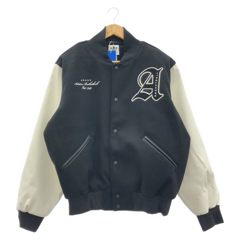 【中古】adidas オリジナルス バスケットボール ジャケット M KA9352 ブラック アディダス オリジナルス[10]