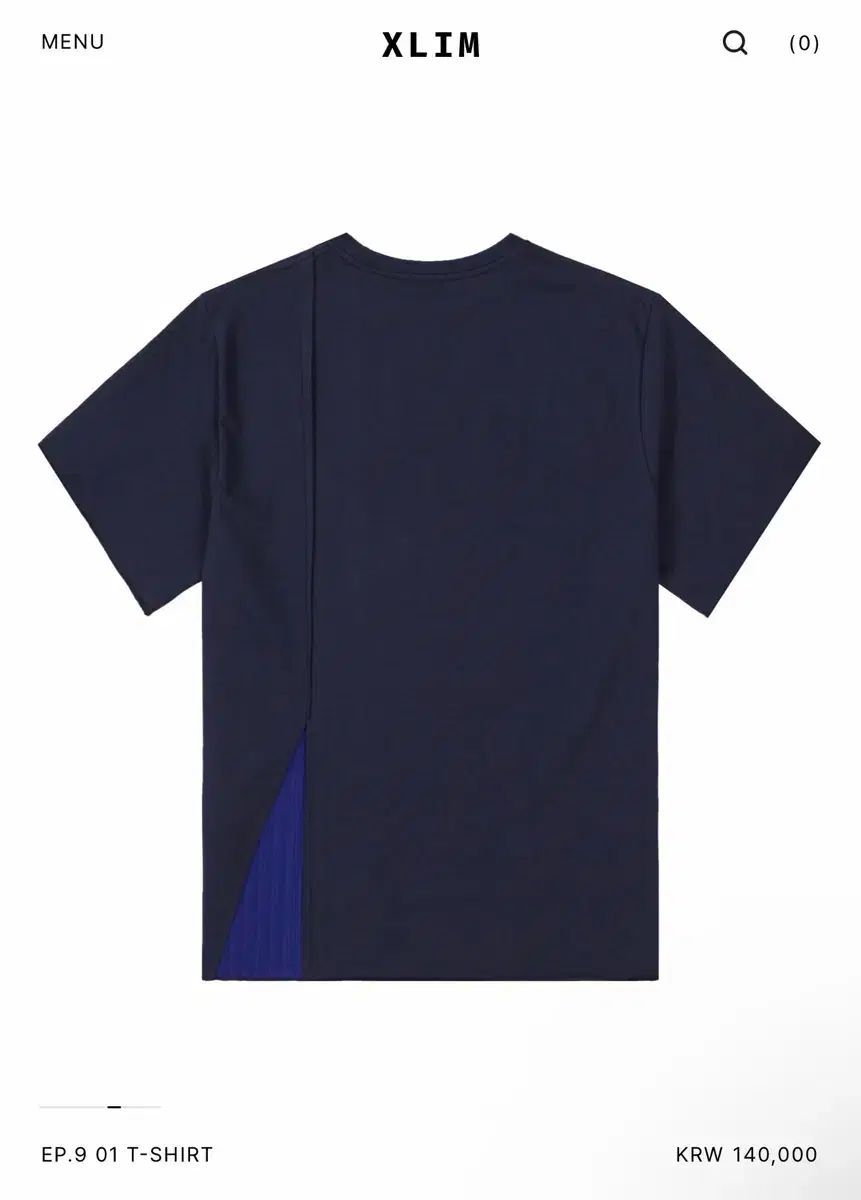 xlim ep9 01 Tシャツ ネイビー S