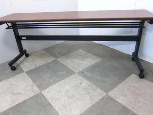 【中古品】イトーキ TFシリーズ 1800サイドスタックテーブル TFE-184-13 ブラウン