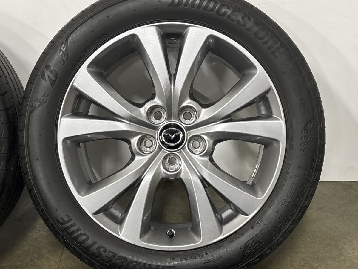 美品】マツダ CX-30 純正 18in 7J +45 PCD114.3 ブリヂストン トランザ