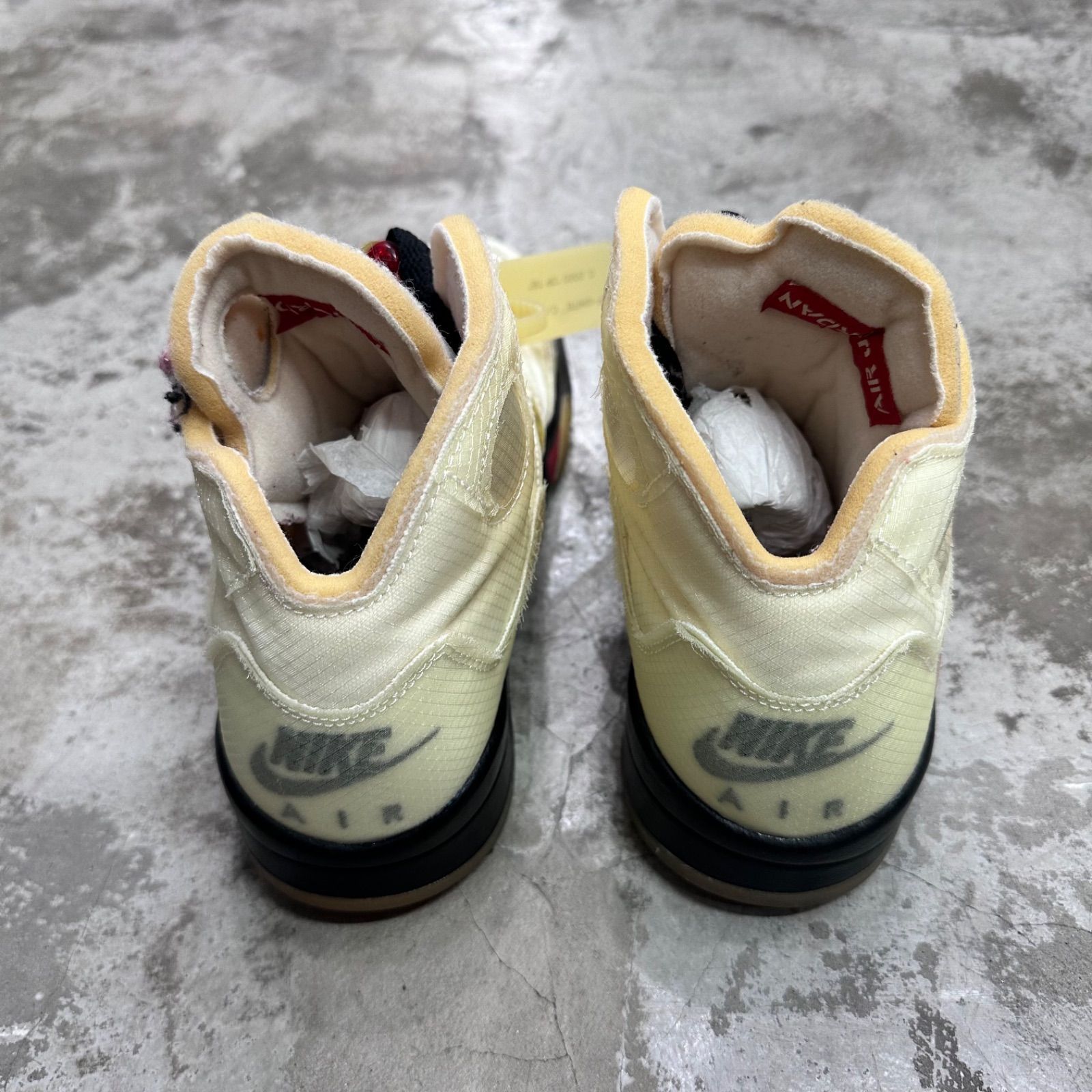NIKE × OFF-WHITE Air Jordan 5 Sail コラボ ジョーダン5 スニーカー 