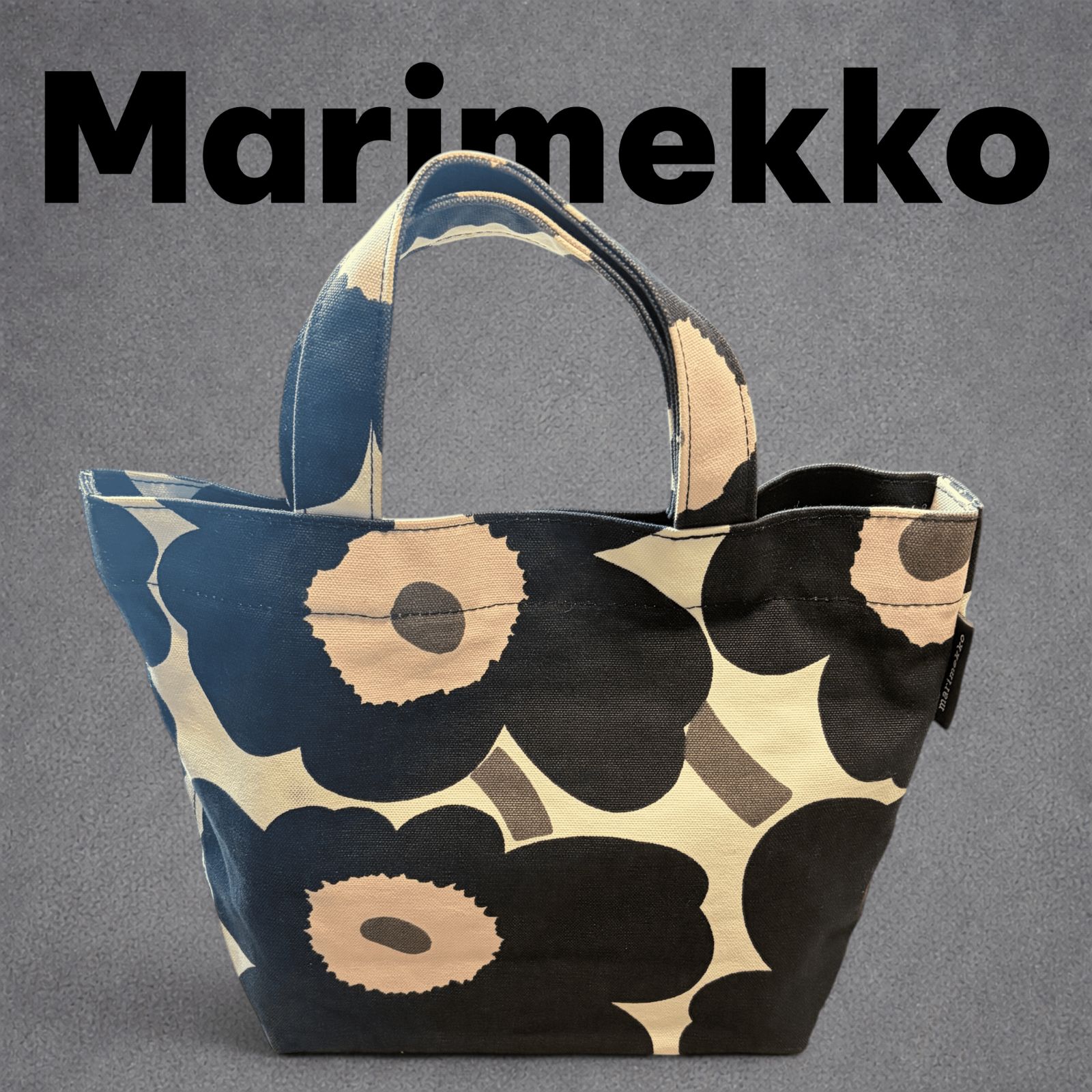marimekko ウニッコ柄 トートバッグ キャンバスバッグ(ピンク花 