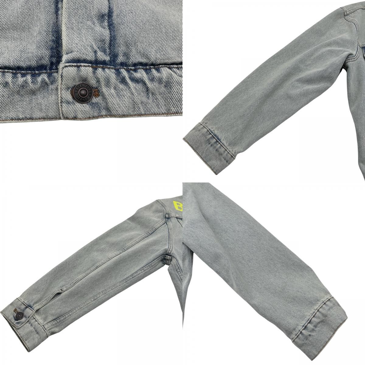 バレンシアガ BALENCIAGA バックロゴデニムジャケット 557388 ブルー