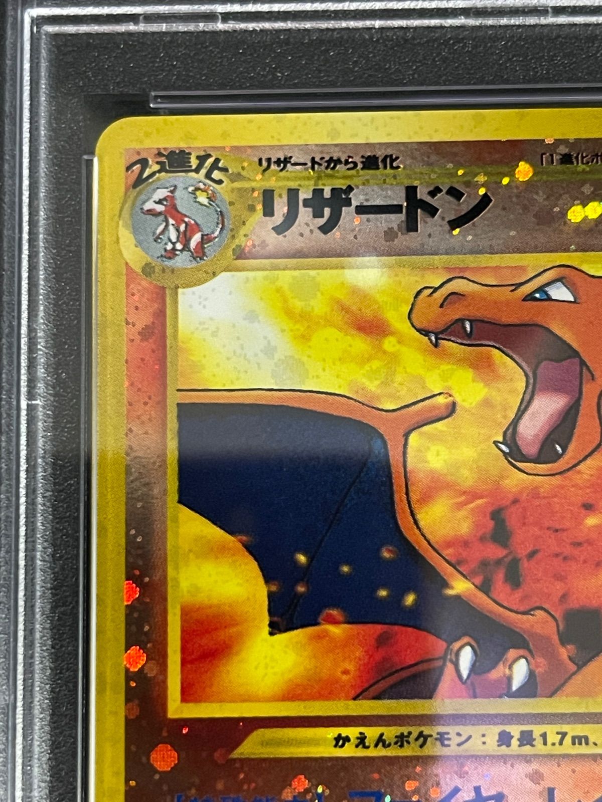 ポケモンカード 2000年 リザードン プレミアファイル2 Neo 旧裏 PSA8