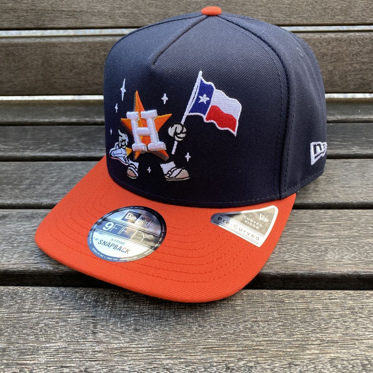 USA限定 9FIFTY A-Frame ニューエラ MLB ヒューストン アストロズ Astros スナップバックキャップ Cartoon (950-281)
