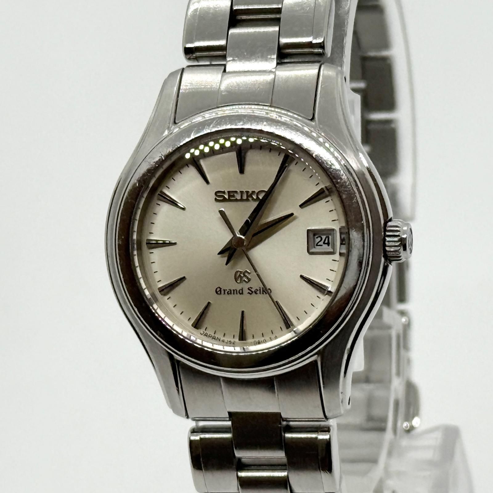 SEIKO セイコー GRAND SEIKO グランドセイコー 4J52-0A10 シルバー QZ レディース 獅子メダル 腕時計 稼働品